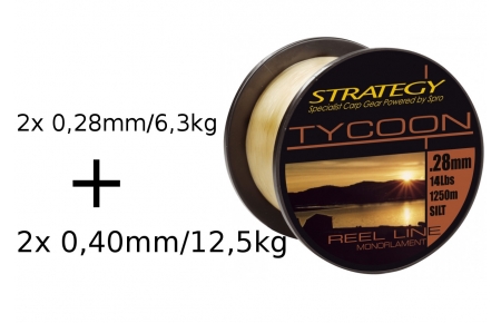 Strategy Tycoon 1.250m Set (2x 0,28mm/6,3kg + 2x 0,40mm/12,5kg)