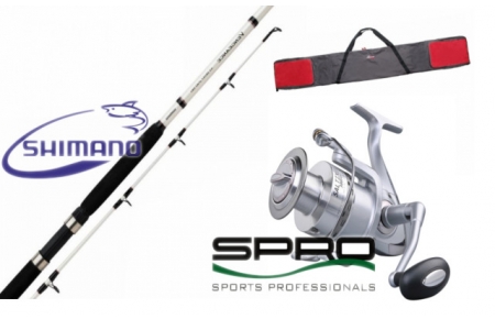 Shimano Vengeance AX Boat + Spro Saltix Molen Set