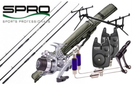 Spro Karper Set (Met Ron Thompson Rod Pod & Lion Sports Schwung!)