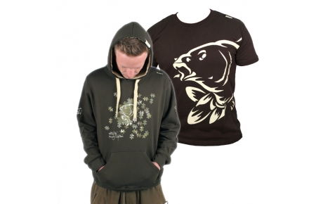 Nash Bruin T-Shirt + Jigsaw Hoodie (Medium)