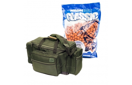 Nash Carp Carryall Max + Classic Boilies peach